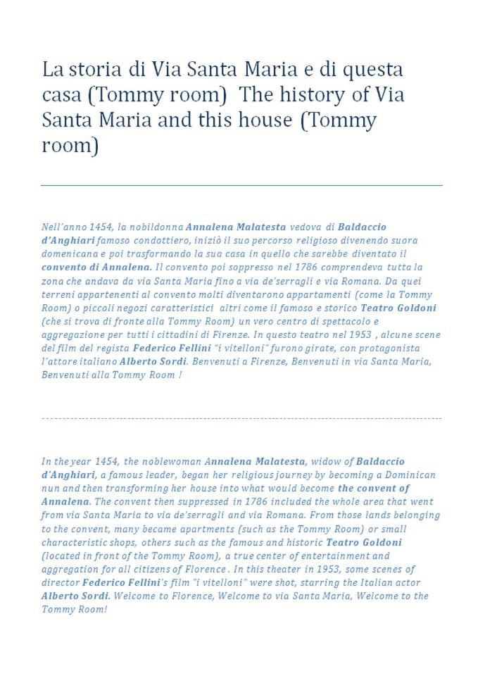 Tommyroom * Florencia